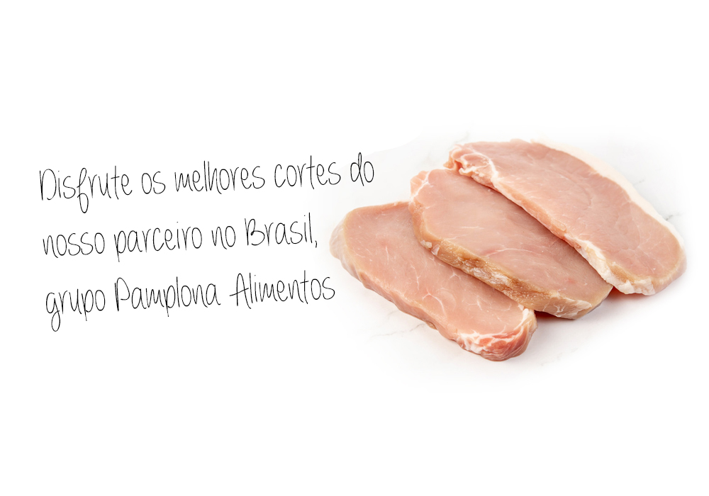 Disfrute os melhores cortes do nosso parceiro no Brasil, grupo Pamplona Alimentos